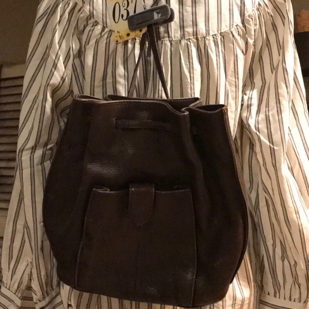 37.  Liz Claiborne leather pocketbook/backpack